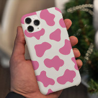 Rosa Kuh Druck Handy Fall