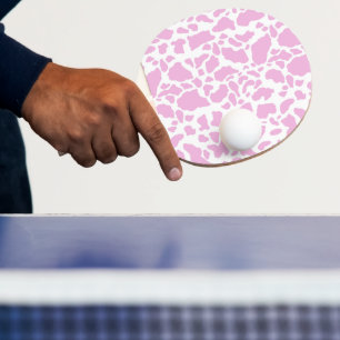 Rosa Kuh drucken Tischtennis Schläger