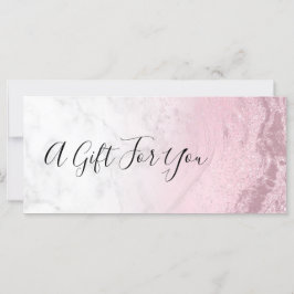 Rosa Küken Rose Gold Glitzer Marmor Makeup Künstle