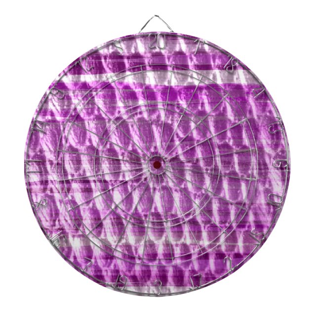 Rosa Kunstgrafikdesign Dartscheibe (vorne)