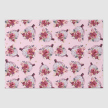 Rosa Kürbisfall Blumenmuster