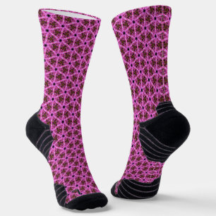 Rosa Labyrinth Socken