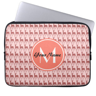 Rosa Lachsrüber, kundenspezifisch, Personalisiert Laptopschutzhülle