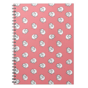 Rosa Lamm Notizblock