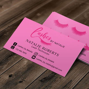 Rosa Lashes Logos Eyelash Extensions Salon Loyalit Treuekarte