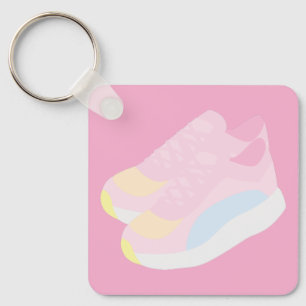 Rosa Laufschuhe Schlüsselanhänger