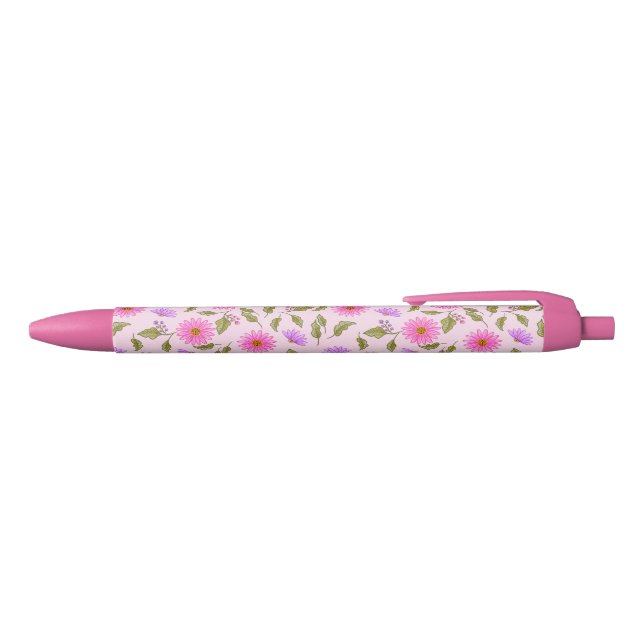 Rosa Lavendel Lacy Daisy Stift (Oberseite)