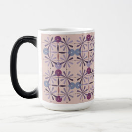 Rosa Lavendel MidCentury Modern Morphing Tasse