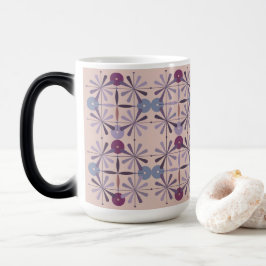 Rosa Lavendel MidCentury Modern Morphing Tasse