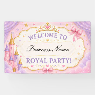 Rosa Lavendel Prinzessin  Banner
