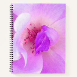 *~* Rosa Lavendel Rose Hochzeitstadium Notizbuch