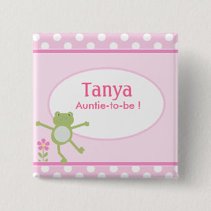 Rosa Leap Frog Baby Shootname Schaltfläche Button
