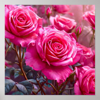 Rosa lebendige Rose