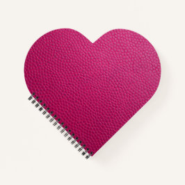 Rosa Leder Notizbuch