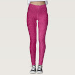 Rosa Leder Textur Yoga Pants Leggings<br><div class="desc">Rosa Leder Textur Yoga Pants</div>