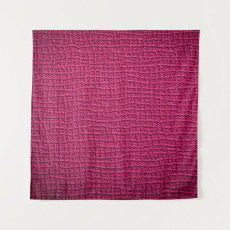 Rosa Leder Wandteppich