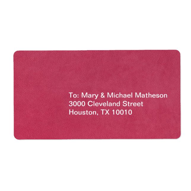 rosa Lederaussehen (Vorne)