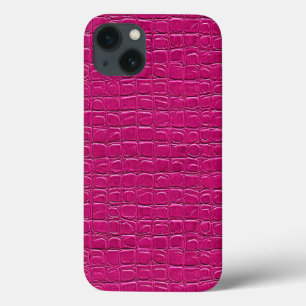 Rosa Ledermuster Case-Mate iPhone Hülle