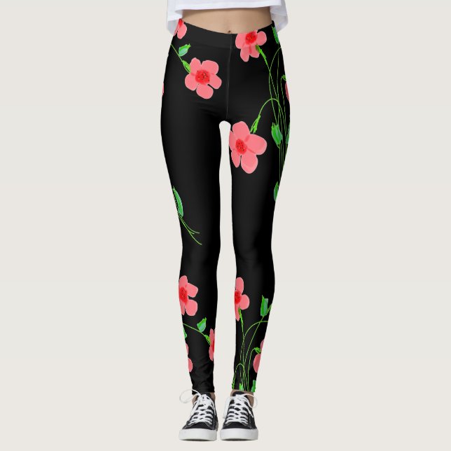 Rosa Leggings (Vorderseite)