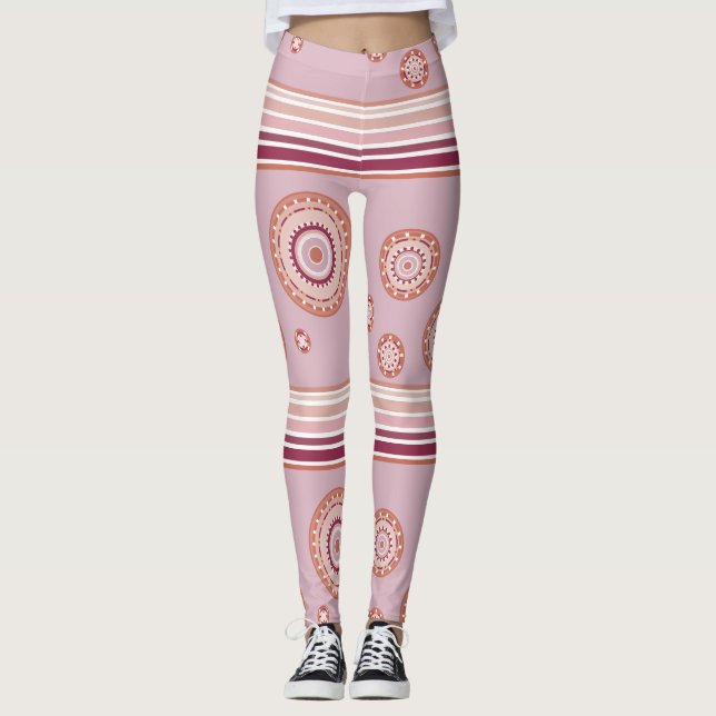 Rosa Leggings (Vorderseite)