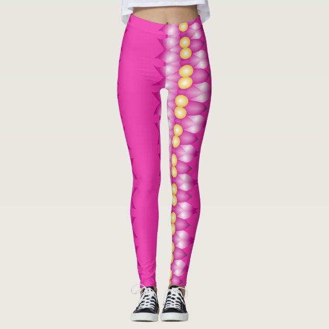Rosa Leggings (Vorderseite)