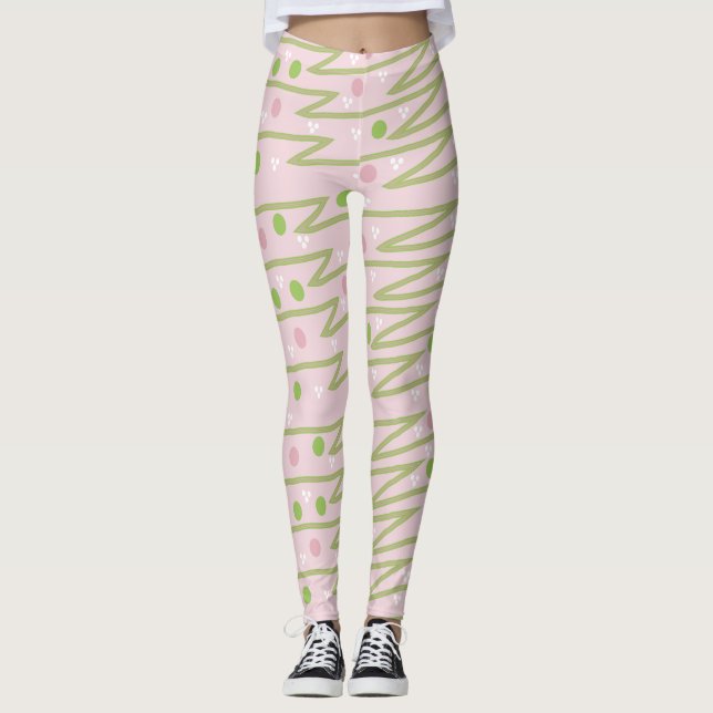 Rosa Leggings (Vorderseite)