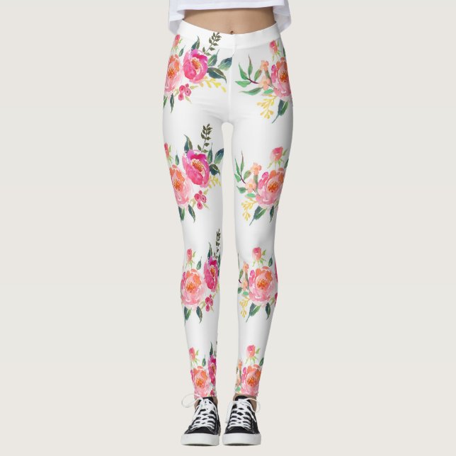 Rosa Leggings (Vorderseite)