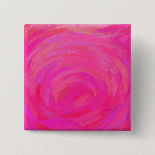 Rosa Leidenschaft Button