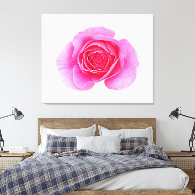 Rosa Leinwand (Insitu (Schlafzimmer))