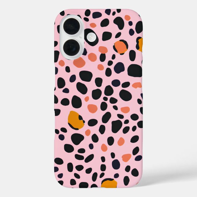 Rosa Leopard Case-Mate iPhone Hülle (Rückseite)