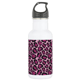 Rosa Leopard-Druck Trinkflasche