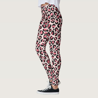 Rosa Leopard Leggings Gym