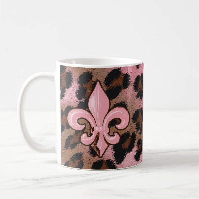 Rosa Leopard-Lilie Tasse (Links)