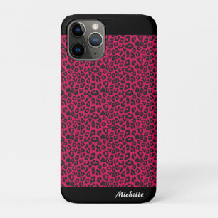 rosa Leopard Personalisiert Case-Mate iPhone Hülle