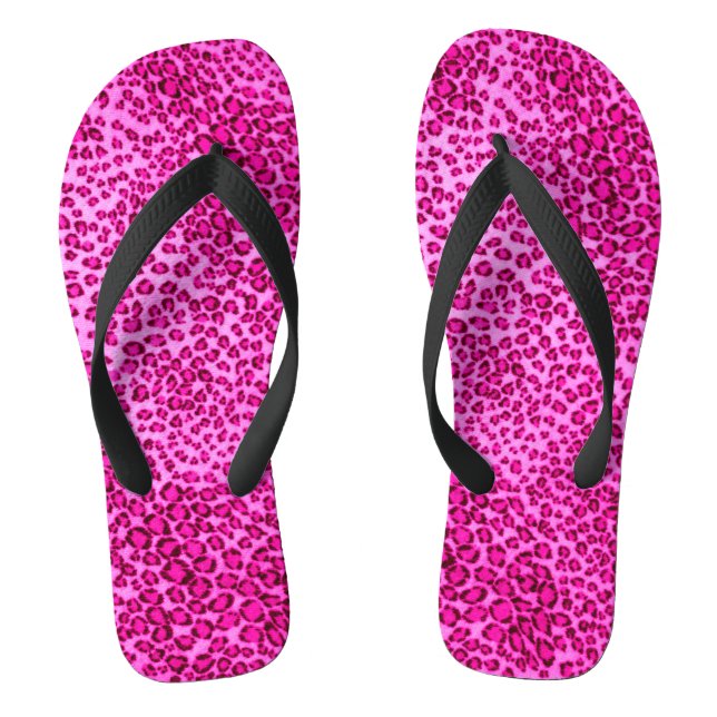 Rosa Leopard Print/Flip Flops Flip Flops (Fußbett)