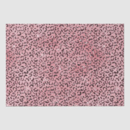 Rosa Leopard Print Sparkor Glitzer Seidenpapier