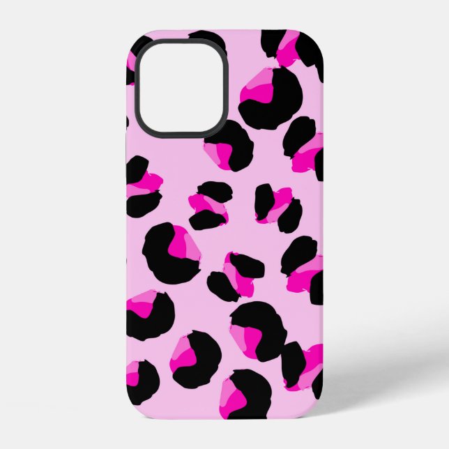 Rosa Leopard. Tierhaut Muster. Leopard. Panther iPhone Hülle (Rückseite)