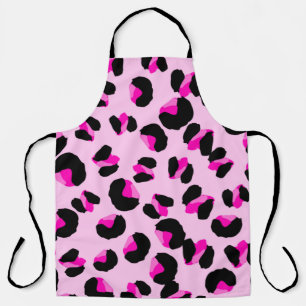 Rosa Leopard. Tierisches Hautmuster. Leopard. Pant Schürze