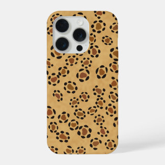 Rosa Leoparden-Druck-Handyhülle | Süßer rosafarben iPhone 15 Pro Hülle
