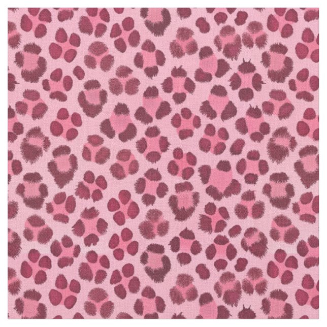 Rosa Leoparden-Druck-Muster Stoff (Nahaufnahme)