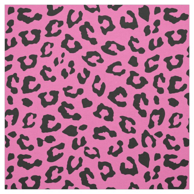 Rosa Leoparden-Muster Stoff (Muster)