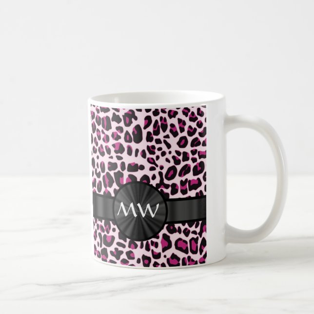 Rosa Leoparden Tasse (Rechts)
