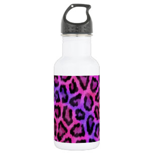 Rosa Leopardendrucke Trinkflasche