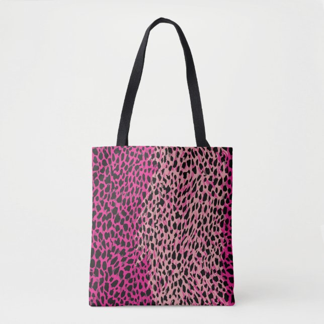 Rosa Leopardenmuster Textilfabricanimal, Backgrob (Vorderseite)