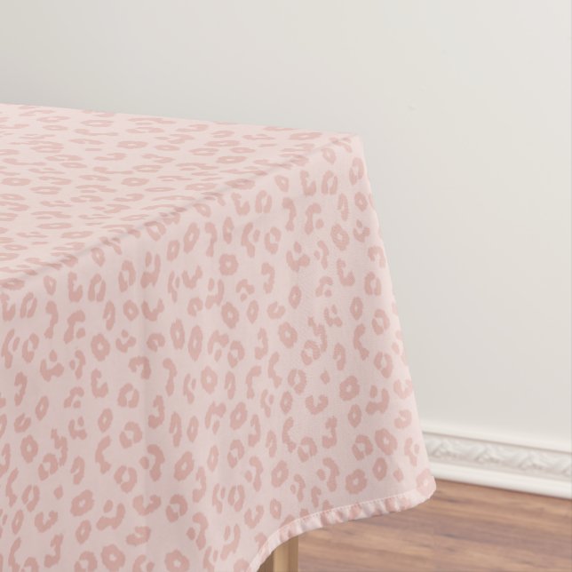 Rosa Leopardenmuster Tischdecke (Beispiel)