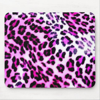 rosa LeopardMausunterlage Mousepad