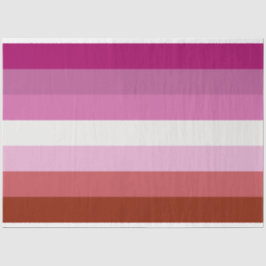 Rosa Lesbische Flagge Seidenpapier