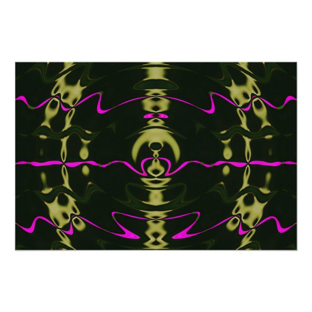 Rosa Lichtleinwand Poster (Vorderseite)