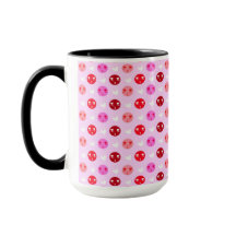 Rosa Liebe Emoji Kaffeetasse