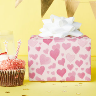 Rosa Liebe Geschenkpapier